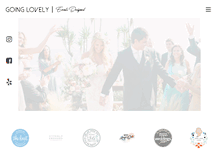 Tablet Screenshot of goinglovely.com